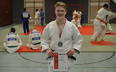 Platz 2 für Judoka Pascal Schwarz bei den Südwestdeutschen Meisterschaften